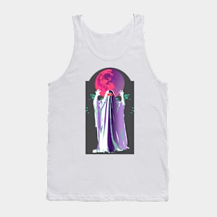 Purple spooky Ghost Tank Top